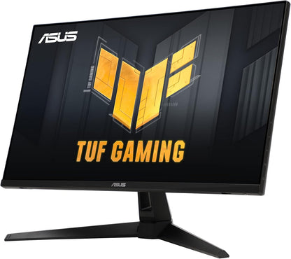 ASUS TUF Gaming 27” 1440P Monitor (VG27AQ5A) – QHD (2560 X 1440), 210Hz (OC), 0.3Ms, Fast IPS, Extreme Low Motion Blur Sync, Freesync Premium, Speakers, Displaywidget Center, Gaming AI, 3 Yr Warranty