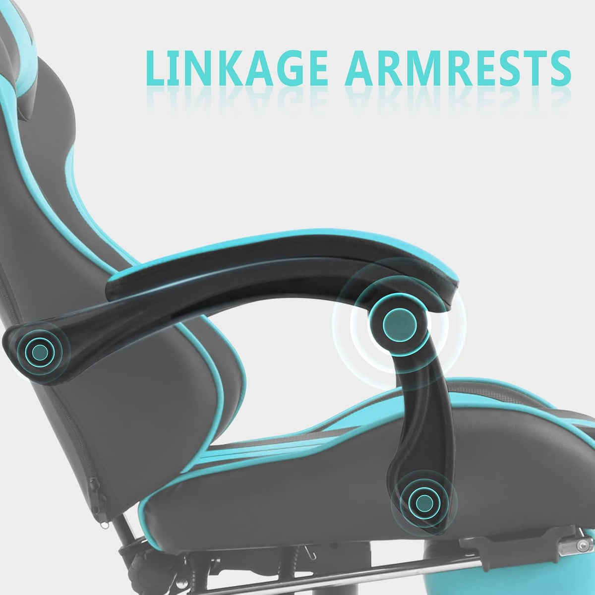 Miami Blue Ergonomic Gaming Chair for Adults & Teens