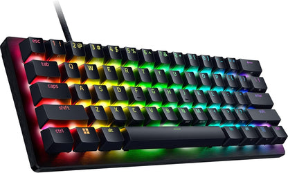Razer Huntsman V3 Pro Mini 60% Esports Gaming Keyboard, Black | Analog Optical Switches, Razer Snap Tap, Rapid Trigger, Adjustable Actuation, Dual-Purpose Mod Keys, Doubleshot PBT Keycaps