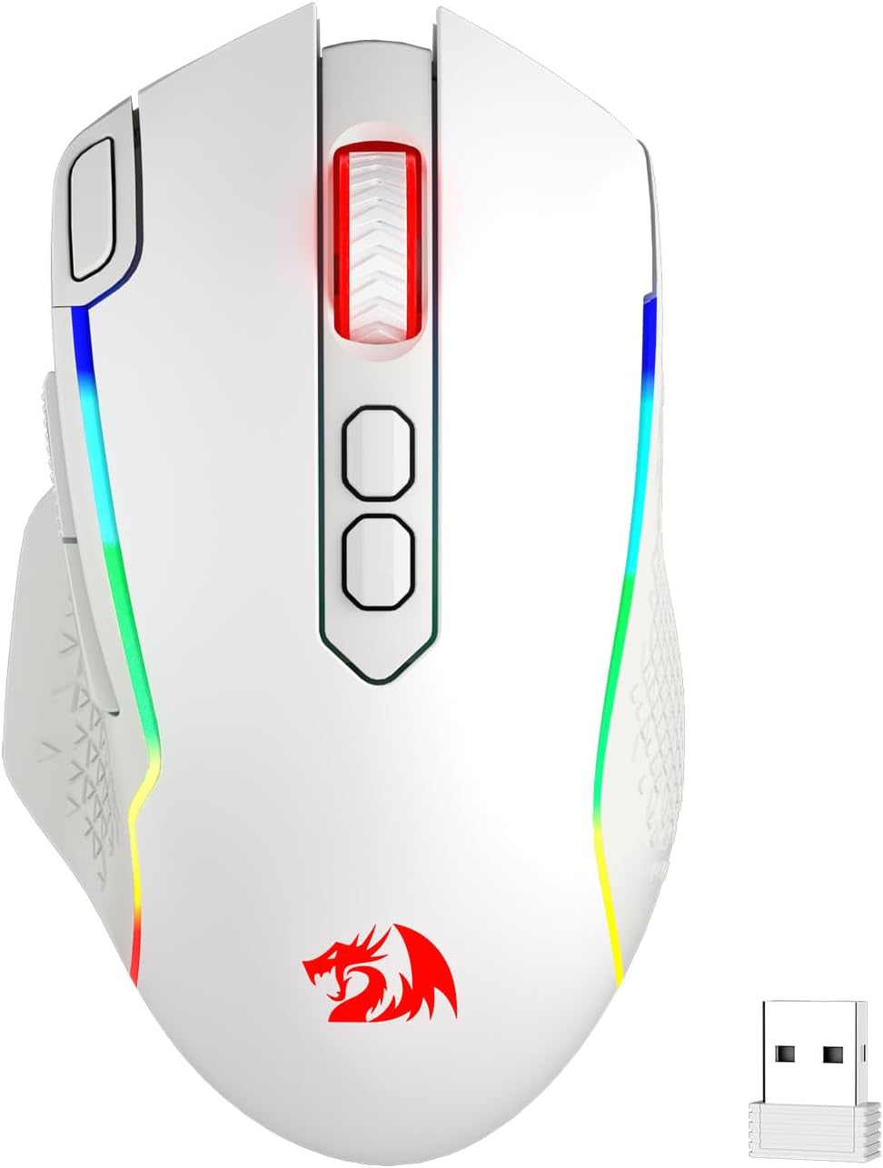 M810 PRO Wireless RGB Gaming Mouse 10000 DPI Remapping Keys | Cable-Free 0 Delay, Rapid-Fire Macro Keybinds, Vibing Backlight, Ergonomic Grip Body Comfort