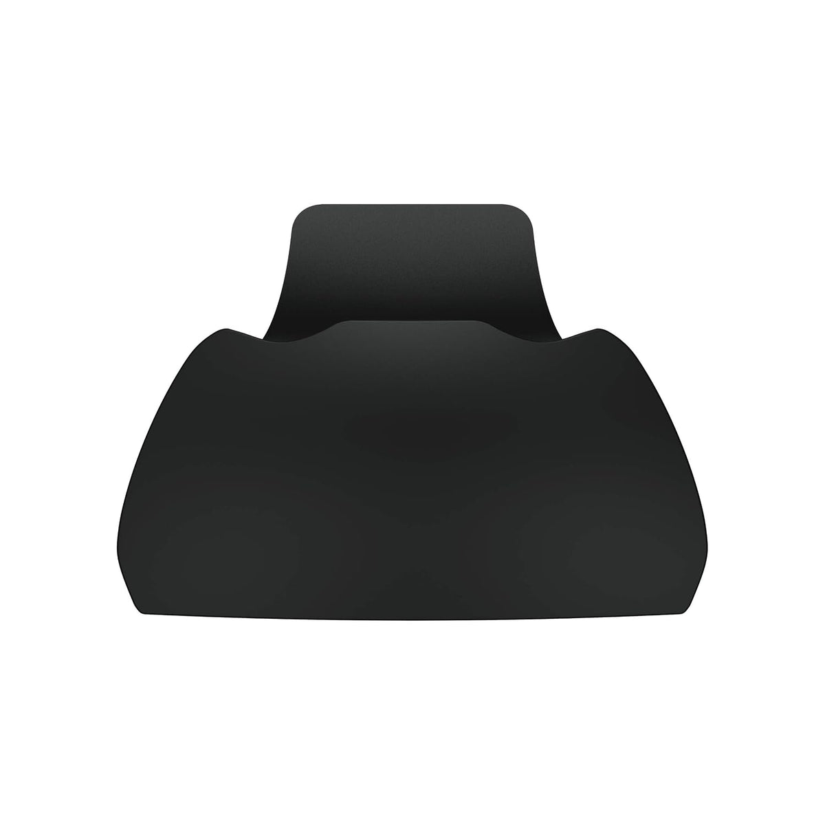 Solid Black Controller Display Stand for Ps5, Gamepad Accessories Desk Holder for Ps5 Controller with Rubber Pads