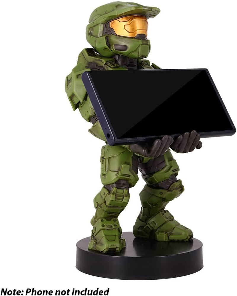 : Halo: Master Chief - Mobile Phone & Gaming Controller Holder, Device Stand, Cable Guys, Xbox Licensed Figure, Green