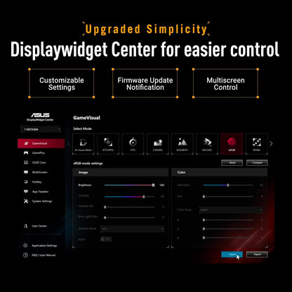 ASUS TUF Gaming 27” 1440P Monitor (VG27AQ5A) – QHD (2560 X 1440), 210Hz (OC), 0.3Ms, Fast IPS, Extreme Low Motion Blur Sync, Freesync Premium, Speakers, Displaywidget Center, Gaming AI, 3 Yr Warranty