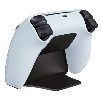 Solid Black Controller Display Stand for Ps5, Gamepad Accessories Desk Holder for Ps5 Controller with Rubber Pads