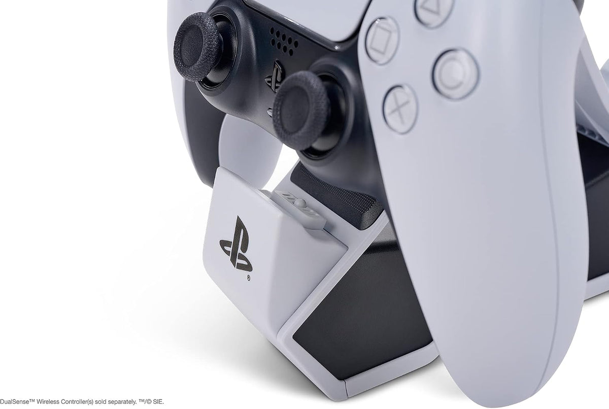 Twin Charging Station for Dualsense Wireless Controllers, Dualsense Controller Charging, Charge, Sony Playstation, PS5, Officially Licensed - Playstation 5