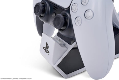 Twin Charging Station for Dualsense Wireless Controllers, Dualsense Controller Charging, Charge, Sony Playstation, PS5, Officially Licensed - Playstation 5