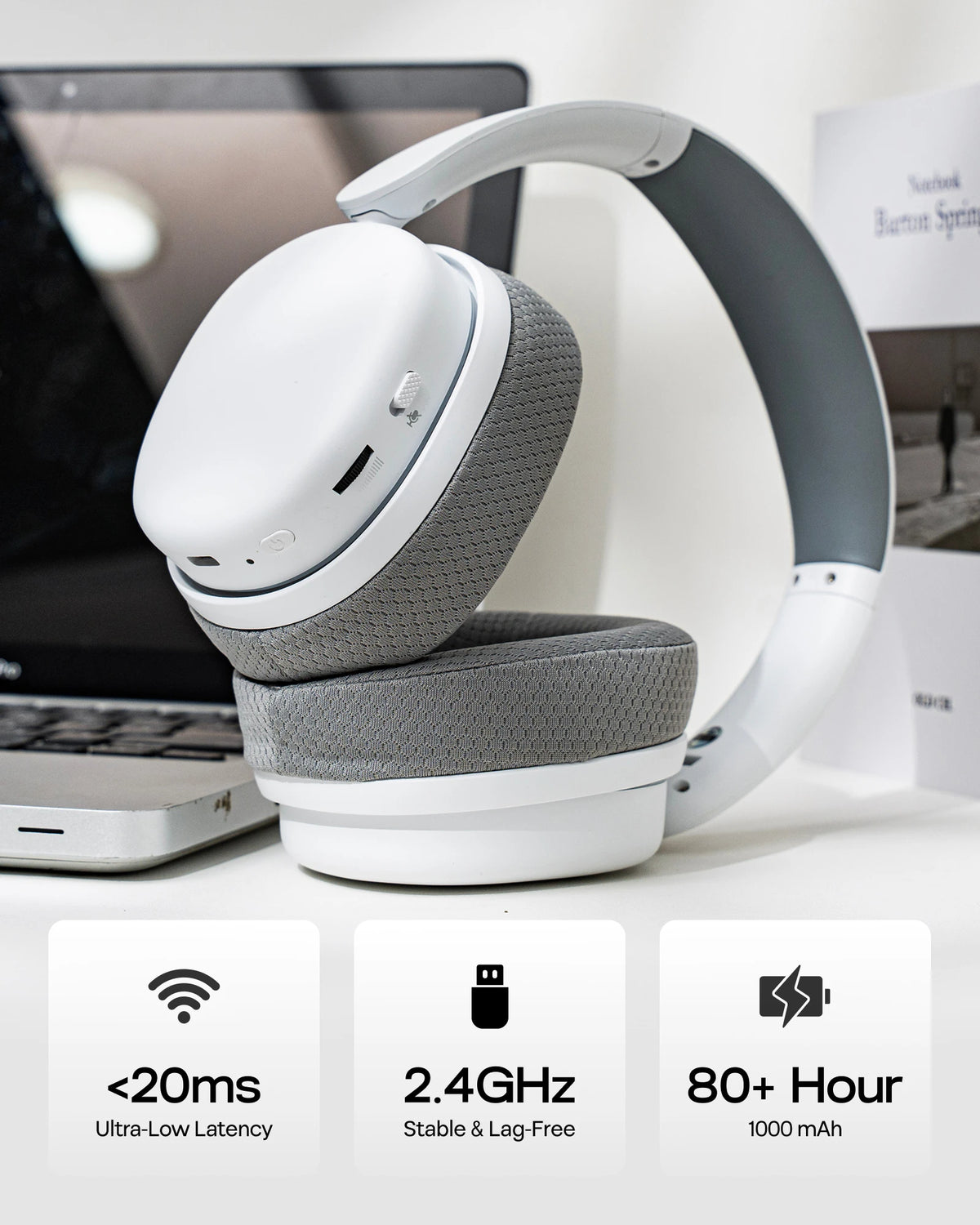 G7 Pro Wired/Bluetooth/2.4Ghz Wireless Gaming Headphone 7.1 Surround Sound with Noise Canceling Mic for Ps4/Ps5/Pc/Switch