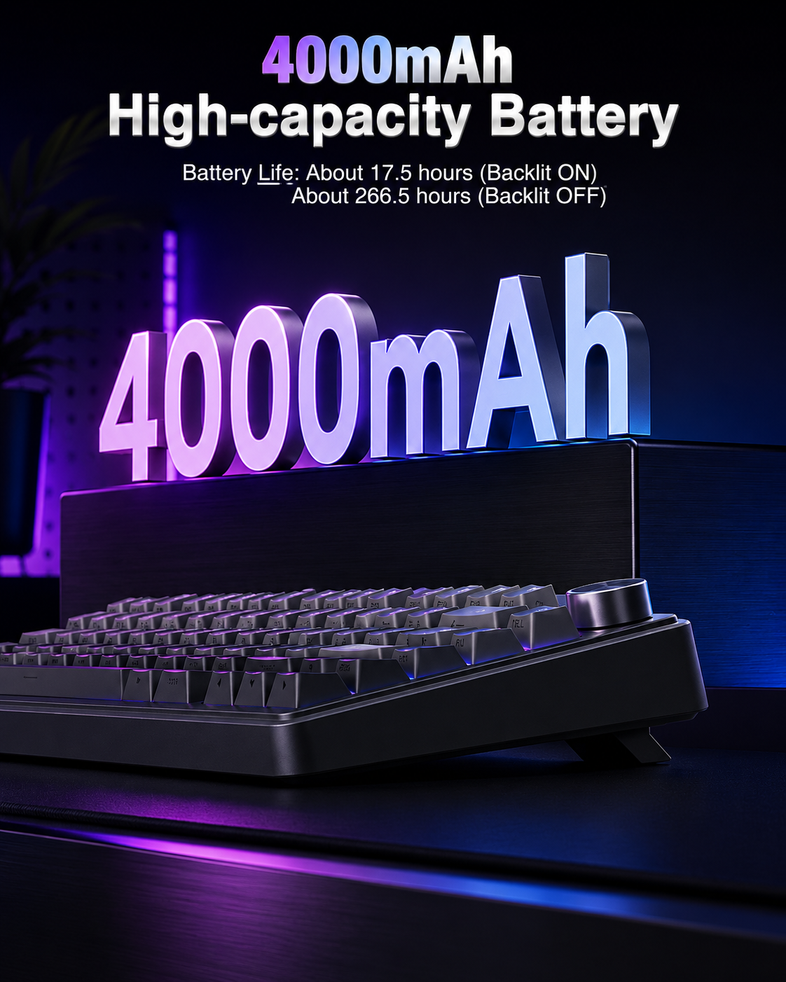 NEXUS |AULA F75 Pro Wireless Mechanical Keyboard,75% Hot Swappable Custom Keyboard with Knob,RGB Backlit,Pre-lubed Reaper Switches,Side Printed PBT Keycaps,2.4GHz/USB-C/BT5.0 Mechanical Gaming Keyboards