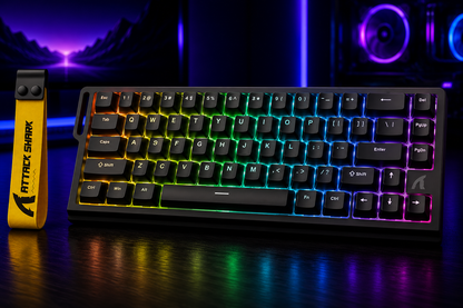 Nexus| X68 HE RT Mechanical Gaming Keyboard 60% Wired Tkl-Black | Adjustable Actuation,Hall Effect Magnetic Switch,8Khz Polling Rate,Rgb Backlit,Top Mount, Web Driver for PC Mac Esport Gamer
