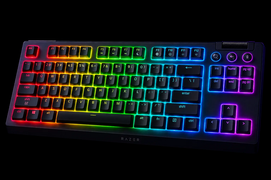 Nexus | Razer Blackwidow V4 TKL Wireless Gaming Keyboard, Orange Switches | Hot Swappable, Wireless & Bluetooth, Multi-Function Roller & Control Buttons, Chroma RGB, Long Battery Life, Hyperspeed