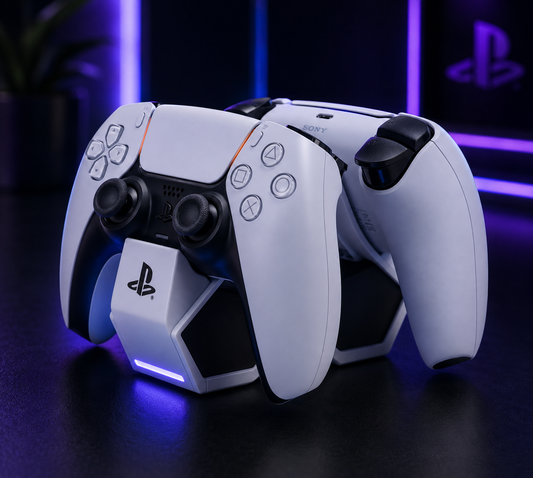 Nexus | Twin Charging Station for Dualsense Wireless Controllers, Dualsense Controller Charging, Charge, Sony Playstation, PS5, Officially Licensed - Playstation 5