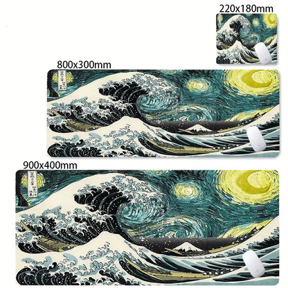 Large Gamer Mouse Mat Gaming XXL Mouse Pad Great Wave Gaming Mouse Pad Office Table Carpet Gaming Mats Computer Big Deskmat