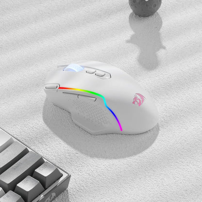 M810 PRO Wireless RGB Gaming Mouse 10000 DPI Remapping Keys | Cable-Free 0 Delay, Rapid-Fire Macro Keybinds, Vibing Backlight, Ergonomic Grip Body Comfort