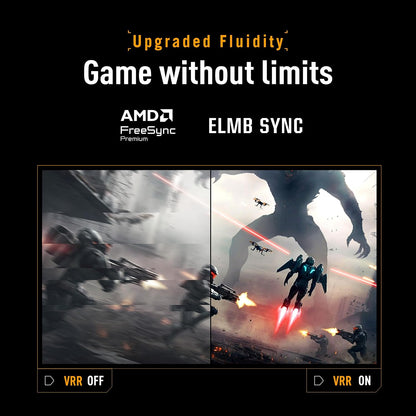 ASUS TUF Gaming 27” 1440P Monitor (VG27AQ5A) – QHD (2560 X 1440), 210Hz (OC), 0.3Ms, Fast IPS, Extreme Low Motion Blur Sync, Freesync Premium, Speakers, Displaywidget Center, Gaming AI, 3 Yr Warranty