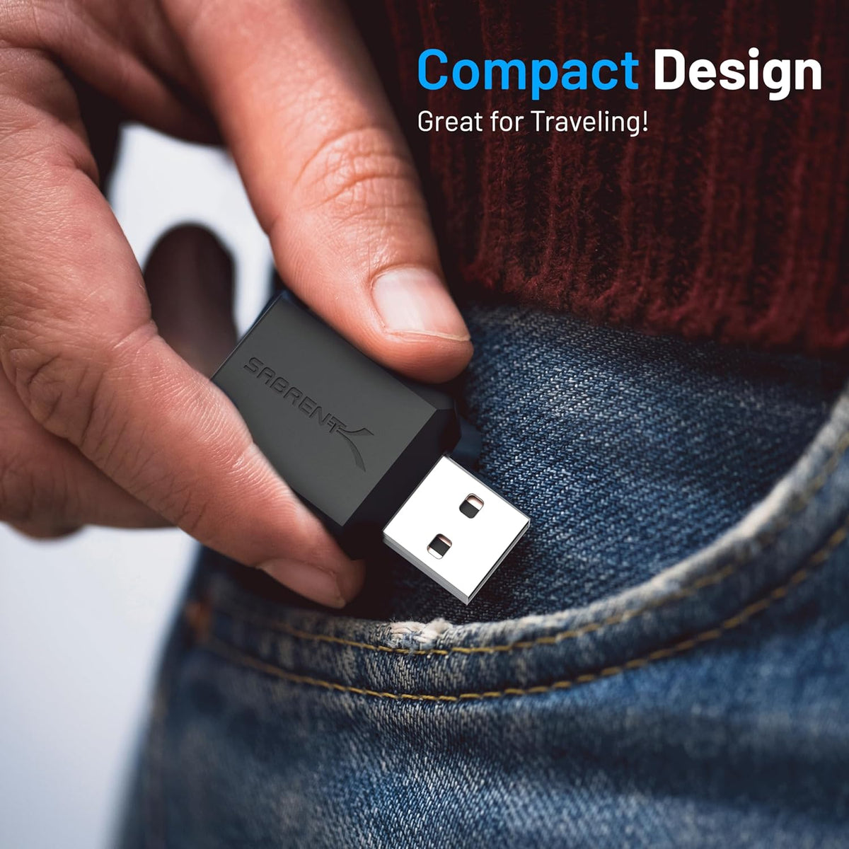 USB External Stereo Sound Card Adapter, Plug & Play (AU-MMSA) | USB Audio Adapter; No Drivers Needed; for Windows & Mac; 3.5Mm Headphone & Mic Jacks; Usb to 3.5Mm Jack Audio Adapter