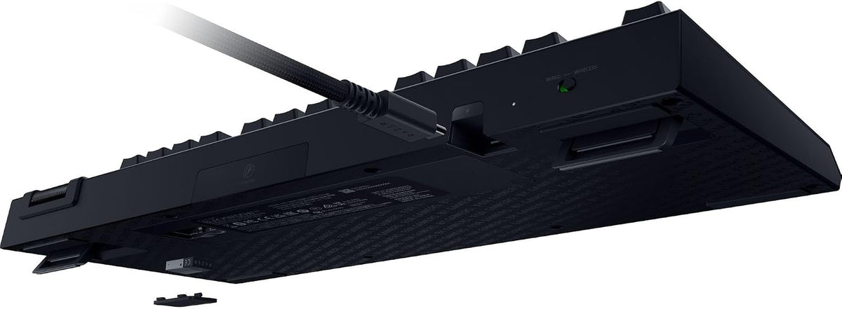 Razer Blackwidow V4 TKL Wireless Gaming Keyboard, Orange Switches | Hot Swappable, Wireless & Bluetooth, Multi-Function Roller & Control Buttons, Chroma RGB, Long Battery Life, Hyperspeed