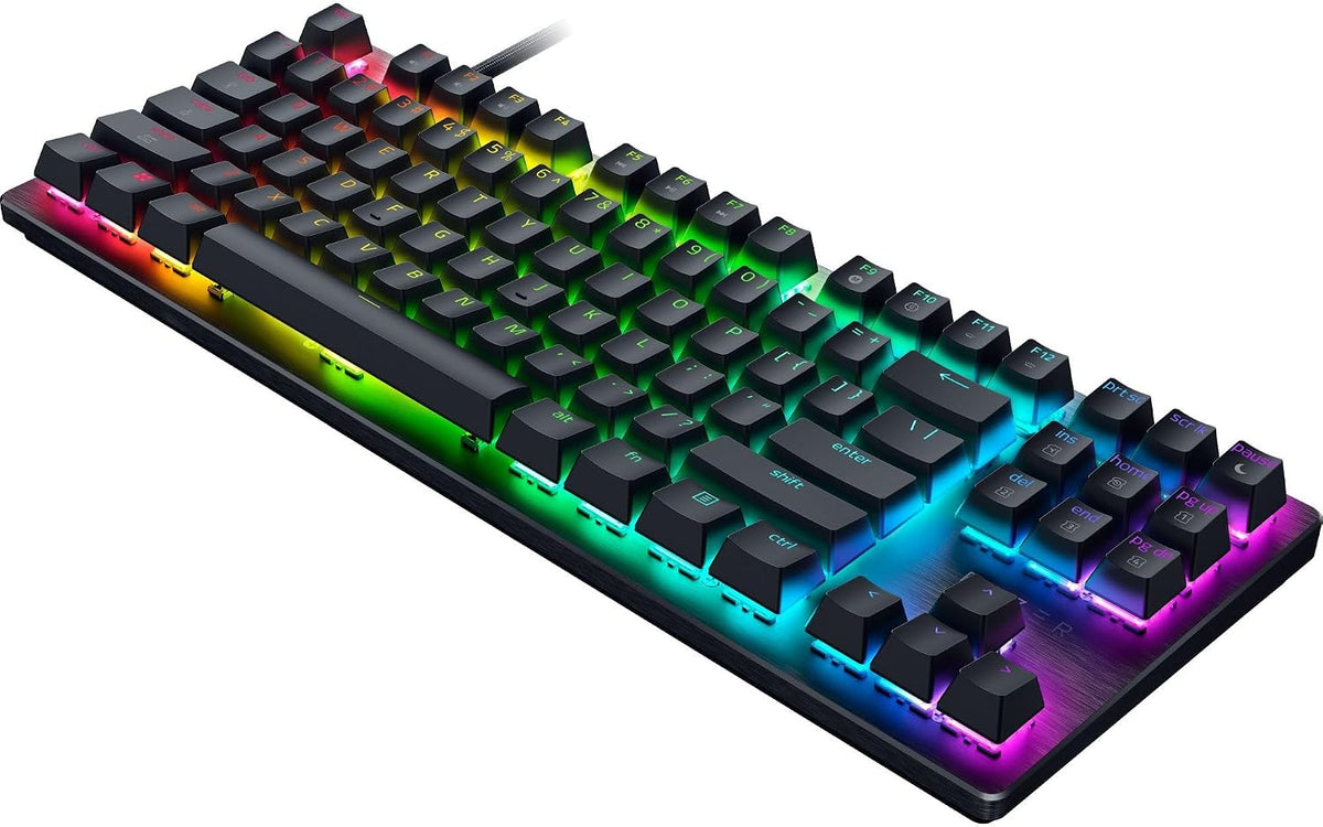 Razer Huntsman V3 HE Magnetic TKL 8Khz Wired Gaming Keyboard | Hall Effect Magnetic Switches, 8000 Hz Polling, Razer Snap Flex,Razer Snap Tap, Rapid Trigger, Adjustable Actuation