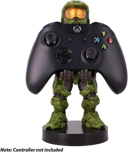 : Halo: Master Chief - Mobile Phone & Gaming Controller Holder, Device Stand, Cable Guys, Xbox Licensed Figure, Green